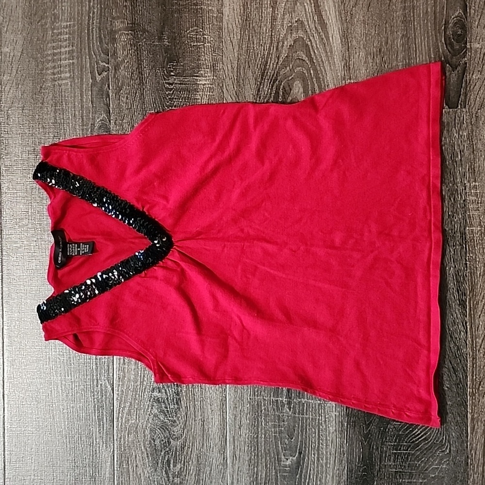 ❄️ Cable & Gauge sequin neck Tank Top ❄️